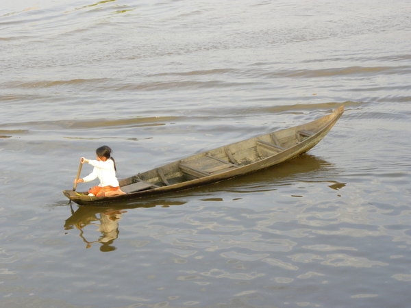 Child in a boat