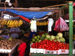 Market in Honduran Town