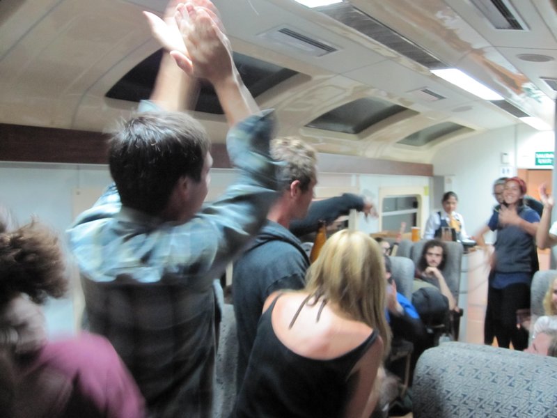 Day 4 - Dancing on the train back to Cusco