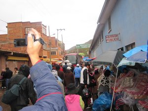 Border crossing from Peru to Bolivia... an experience!