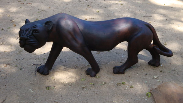 'Carved' jaguar