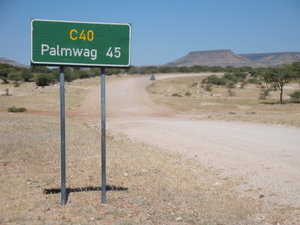 On the road to Palmwag