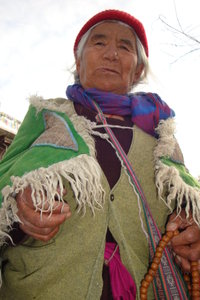 Elderly woman Leh