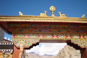 Gate Thiksay monastery