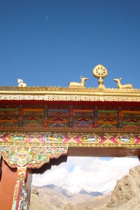 Gate Thiksay monastery