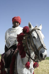 Man with horse Gondar - Addis