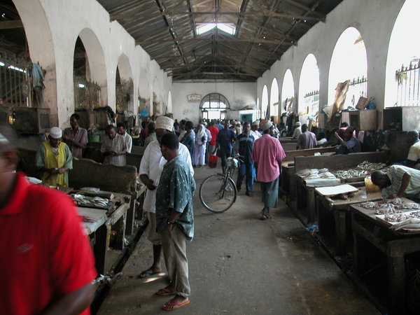 Fish market Zanzibar