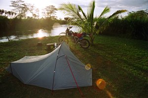Camping at Panga river