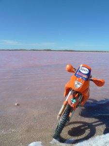 Salt lake at Gregory