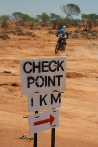 Checkpoint at Rocky Pool