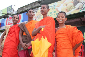 Young Buddhist monks