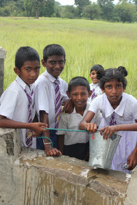 Children at school near Gonagolla
