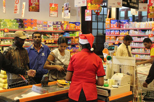 Supermarket christmas style Nuwara