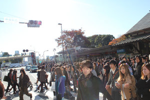 Crossing at Yoyogi Park