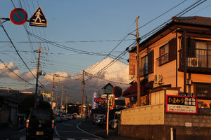 Mount Fuji seen from Fujinomiya