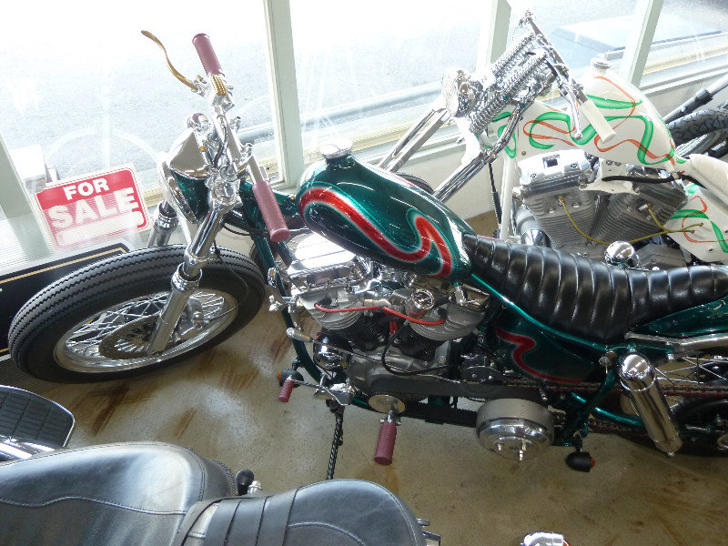 Custom built 250cc choppers from Bud Lotus Motorcyle