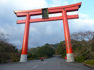 Torii or temple gate at Sasebo