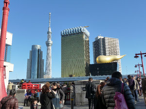 View on Tokyo Sky Tree vanf Azuma Bridge