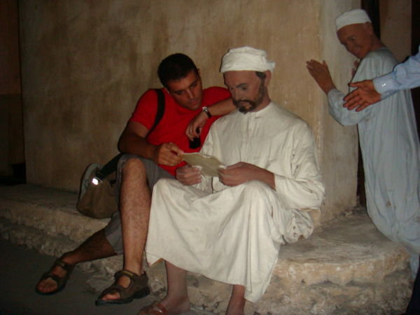 Reading letter from Mohammed bin Rashid Al Maktoum