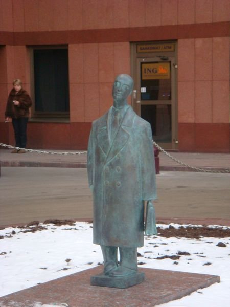 Statue of bureaucrat
