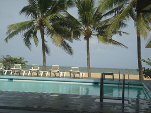 view from hotel in srilanka
