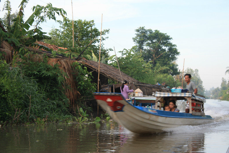 The streets of the Mekong Delta