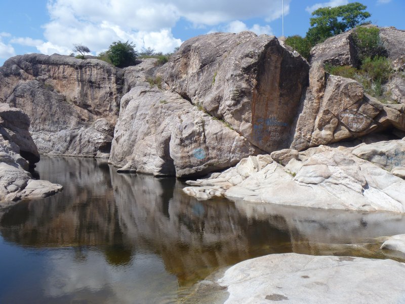 The swimming hole in Mina Clavero