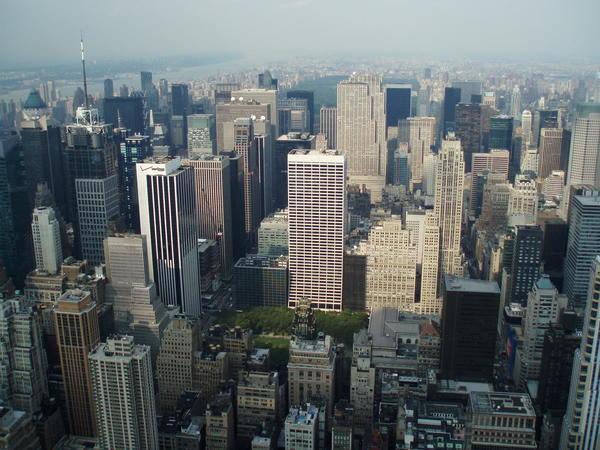 nyc from the empire state building