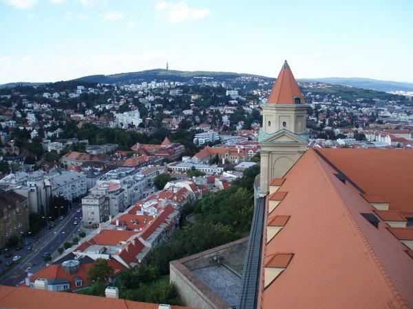 view from the castle, bratislava