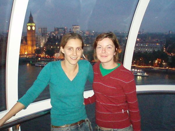 me & rachel on the london eye