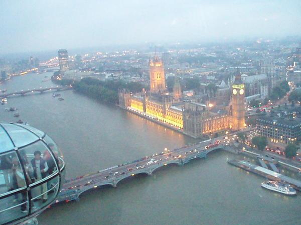 view from the london eye