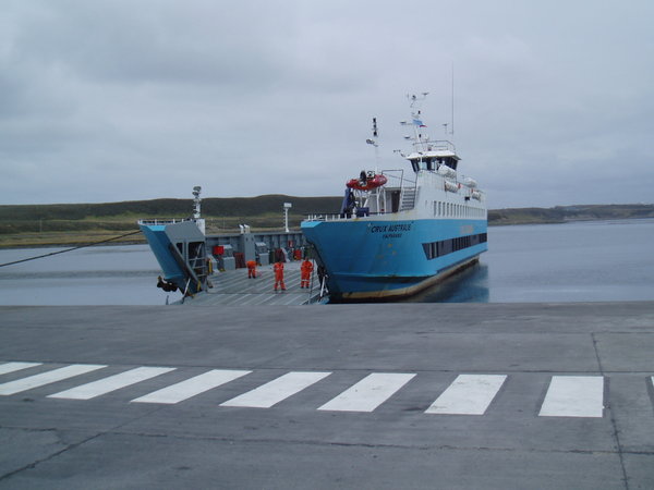 Ferry from Porvenir to Punta Arenas