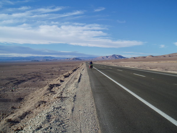 Gradual downhill to Antofagasta