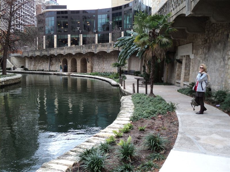 The Riverwalk in San Antonio - very pretty