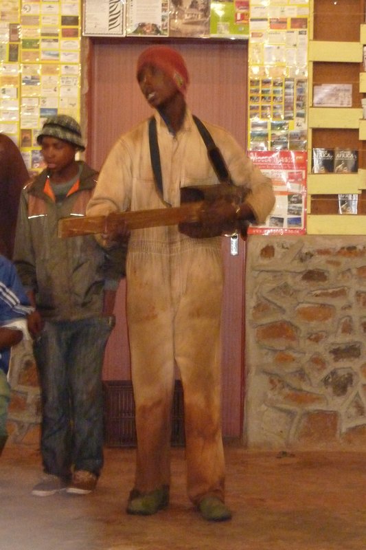 Local Basotho musicians