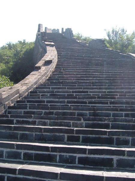 steps at the Great Wall
