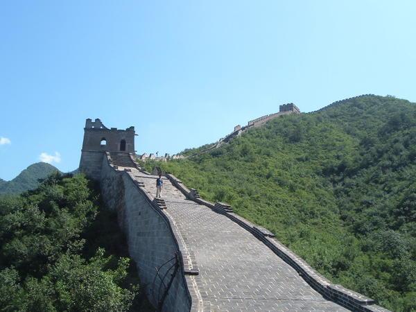 all alone on the Great Wall