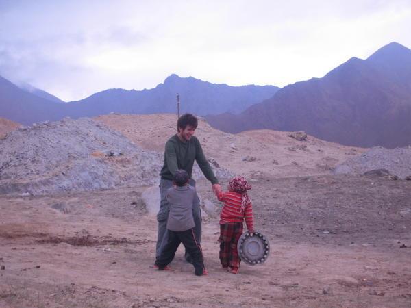 Playing with the Kyrgyz kids #1