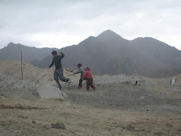Playing with the Kyrgyz kids #2