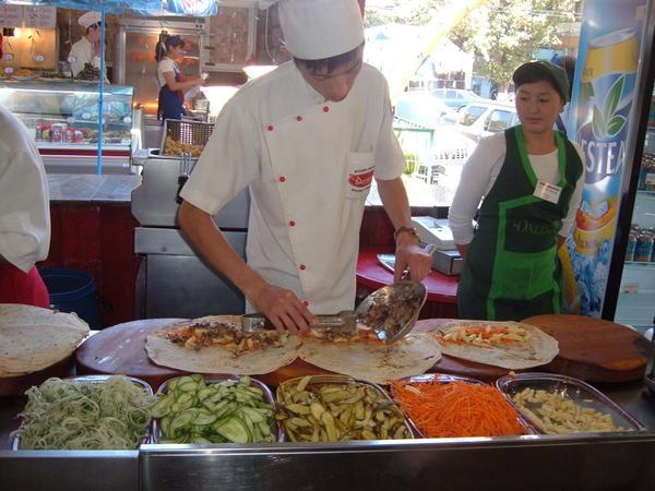 Kazakhstan! The art of shawarma-making #2