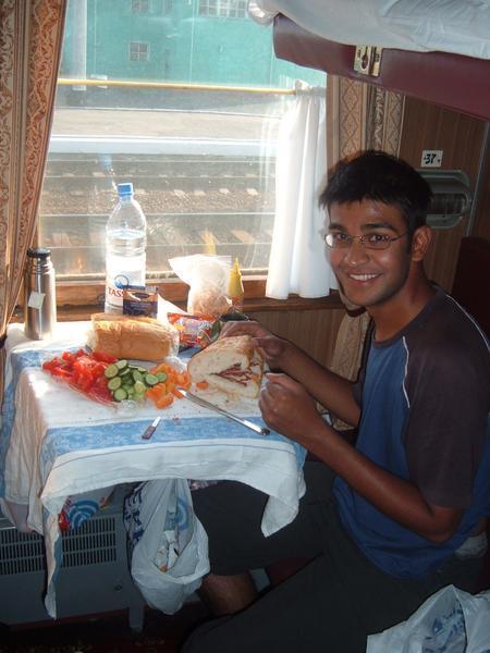 Lunch on the Trans-Siberian