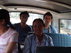 Vietnam - on a minibus in the Northern highlands