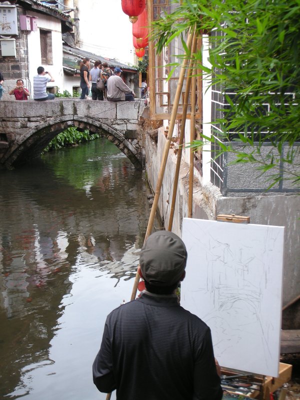 Lijiang - An artist at work