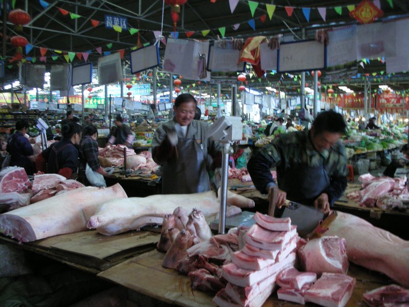 Lhasa - The market, which cut of meat sir? The axe please....