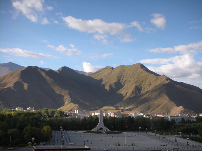 Lhasa - Potala Palace, view from the top