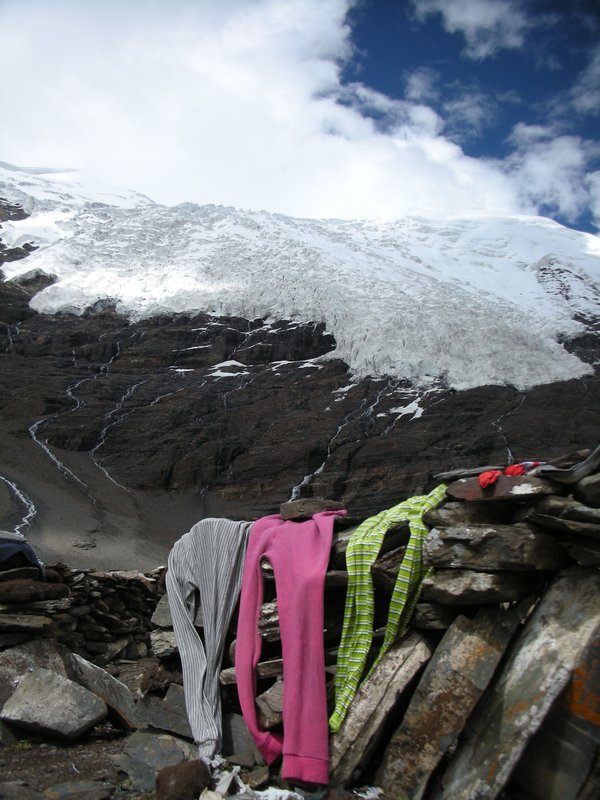 Karola Glacier - Great place to try your washing??
