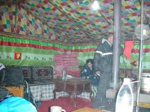 The tent at Everest Base Camp