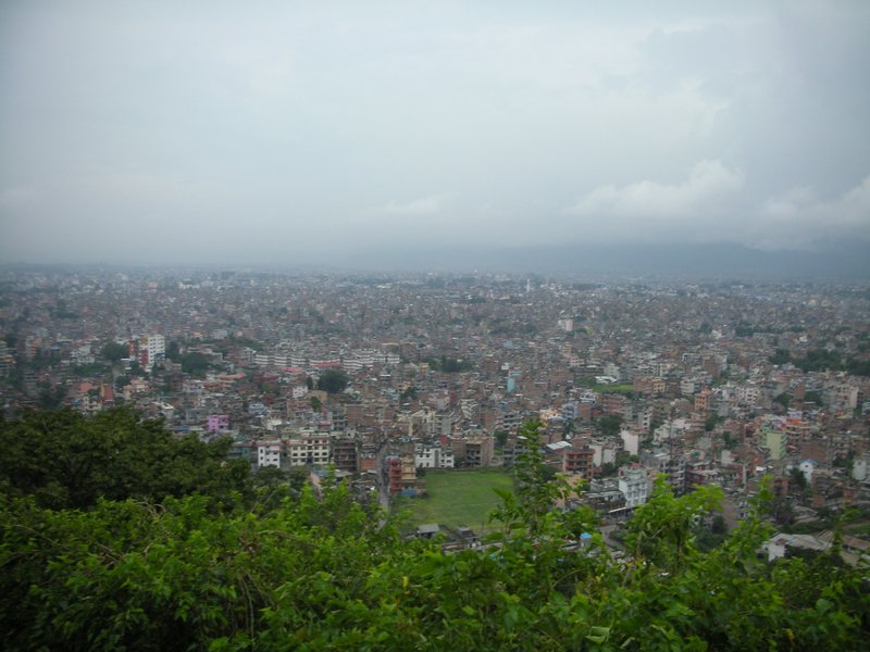 Kathmandu - The view from Monkey Temple