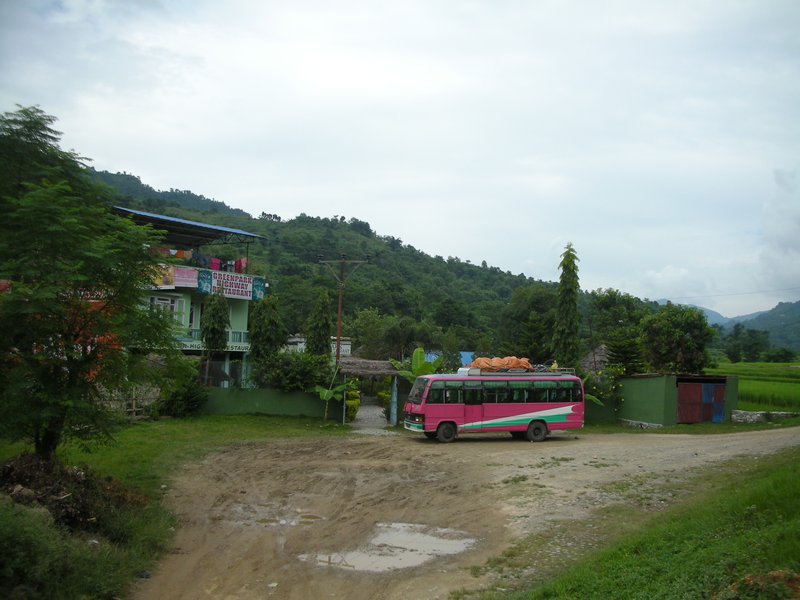 The Bus ride to Pokhara