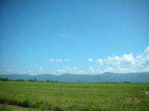 The views on the way to the Laos border